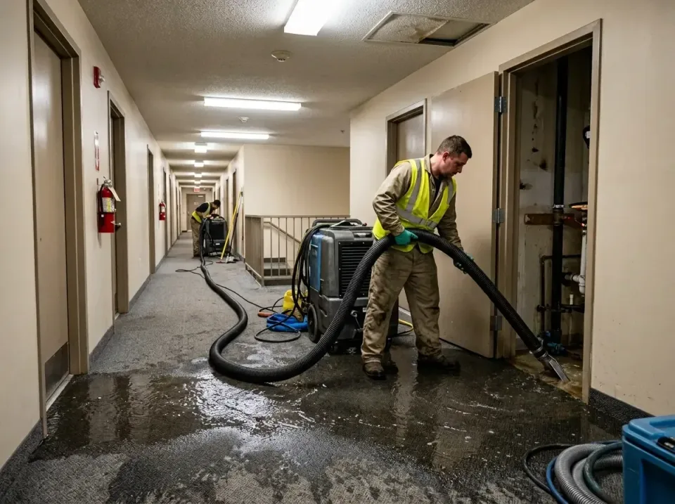 multi-unit-apartment-hallway-f-005 — frequently asked questions, Emergency Burst Pipe Water Extraction & Removal in Island W…